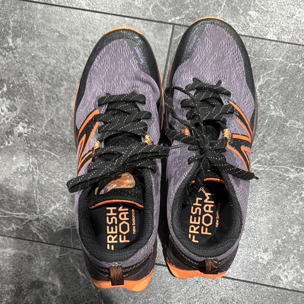 New Balance Black and Orange Athletic Shoes